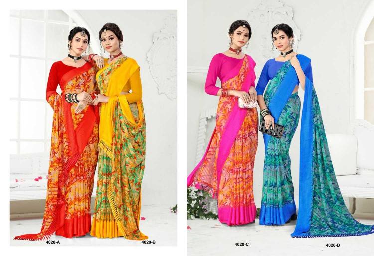 anmol tex rashmikaa georgette wholesale saree in surat 