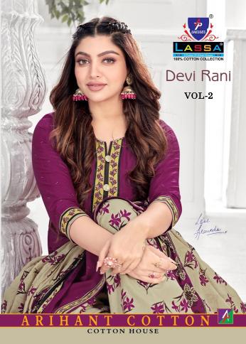 Arihant Lassa Devi Rani Vol-2 series 2001-2010 Pure Cotton suit