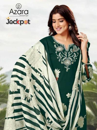 azara radhika fashion jackpot series 1044 cotton suit