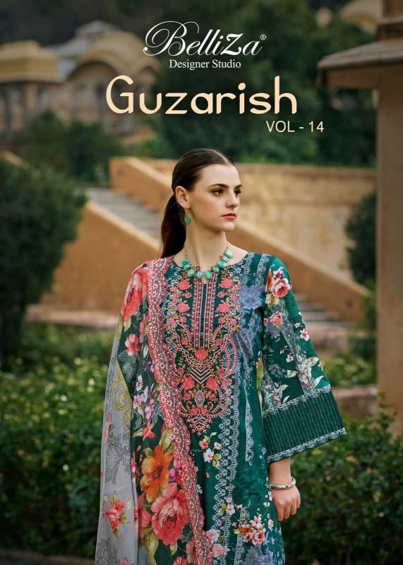 belliza guzarish vol 14 series 941001-941008 Pure Cotton wholesale salwar kameez in surat