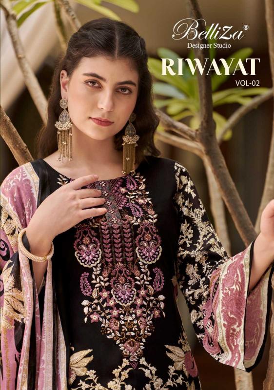 belliza riwayat vol 2 series 950001-950008 Pure Viscose Rayon wholesale salwar kameez in surat