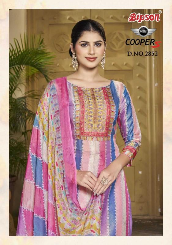 bipson mini coopers 2853 Digital Print wholesale salwar kameez in surat