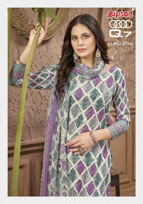 bipson q7 2766 Pure Cotton Schiffli Digital Print wholesale salwar kameez in surat