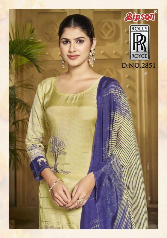 bipson rolls royce 2851 Pure Viscose Muslin wholesale salwar kameez in surat  