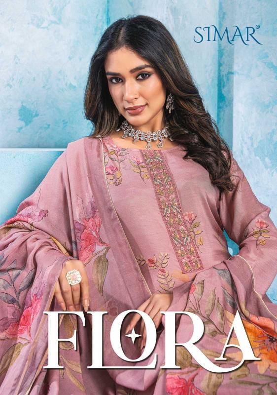 glossy flora series 6016 viscose muslin wholesale salwar kameez in surat