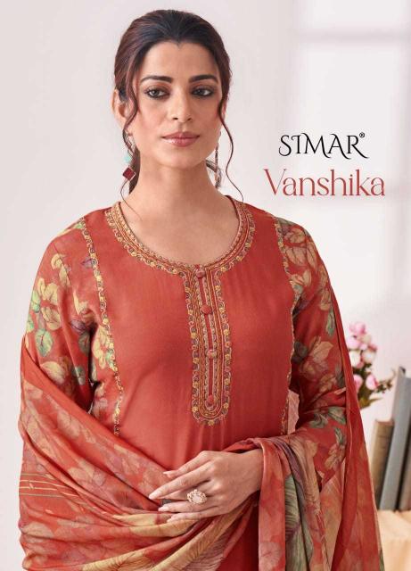 glossy vanshika series 6023 pure viscose muslin wholesale salwar kameez in surat