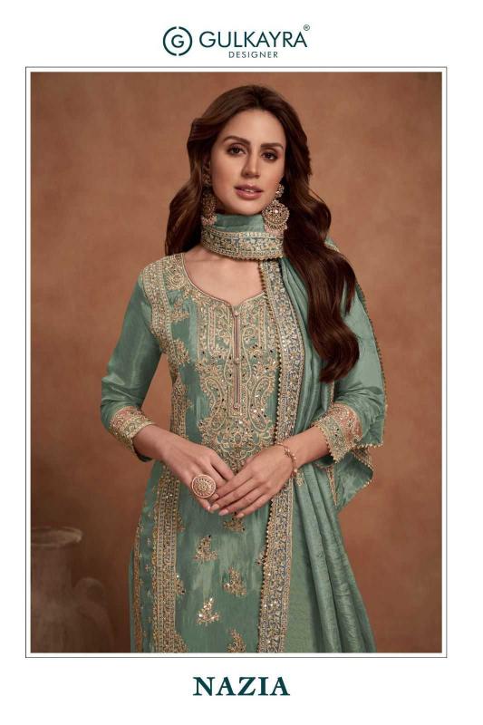 gulkayra nazia series 7453 Real Simar Silk suit