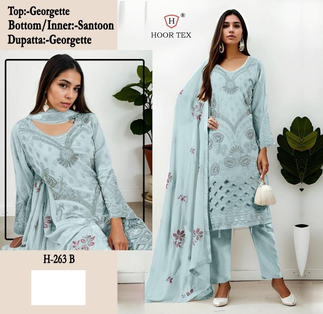 hoor tex H-263 A To C FOX GEORGETTE suit