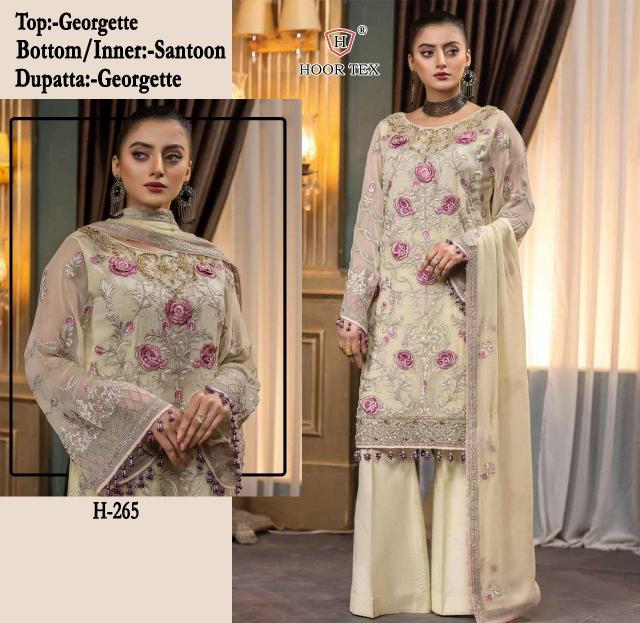  hoor tex H-265 FOX GEORGETTE suit