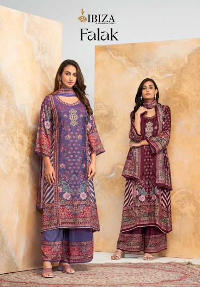 ibiza falak series 10921-10924 pure bemberg muslin  wholesale salwar kameez in surat