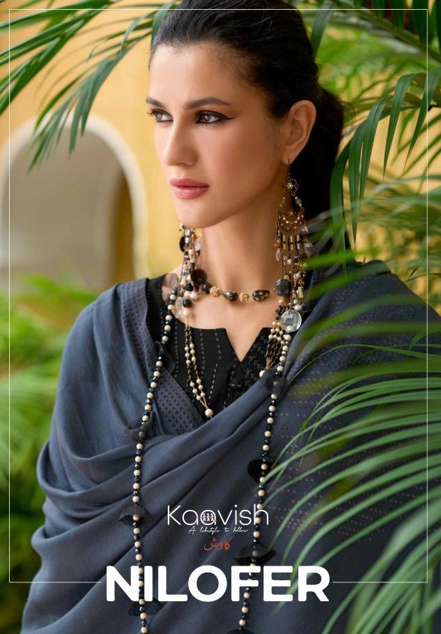 kaavish nilofer series 1001-1004 pure viscose muslin wholesale salwar kameez in surat