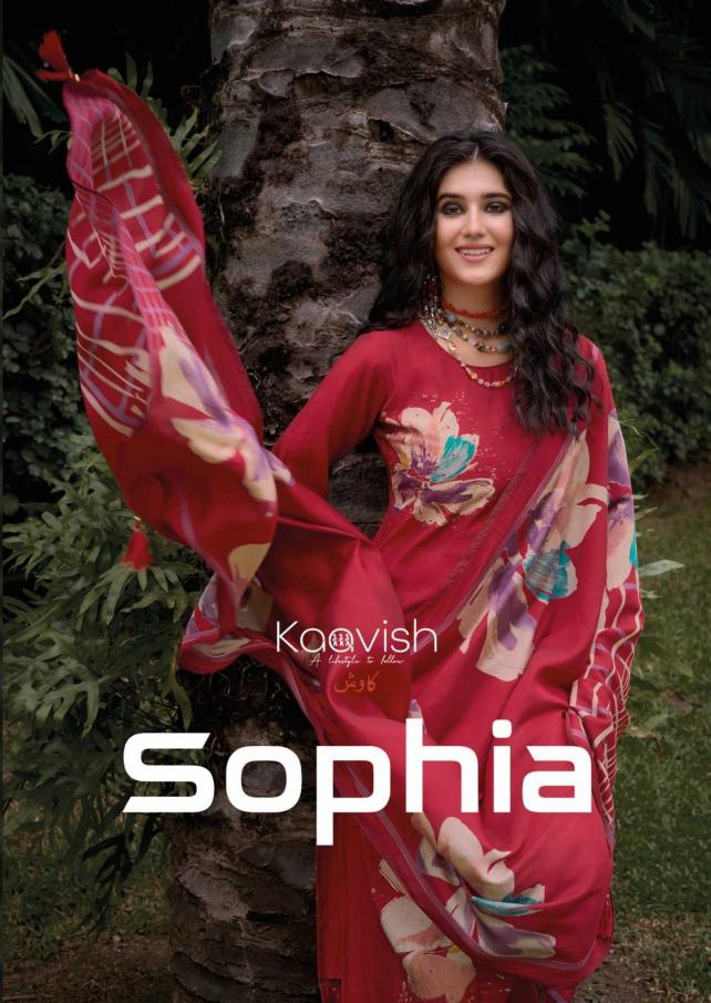 kaavish sophiab series 1001-1004 pure viscose muslin suit 