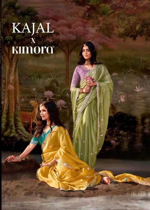 kimora kajal series 5341-5355 fancy saree