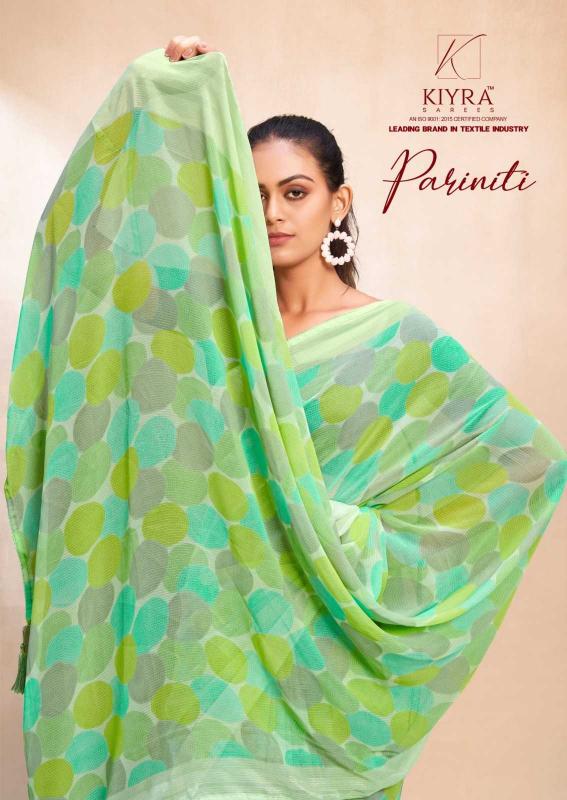 kiyra pariniti series 1001-1006 georgette saree