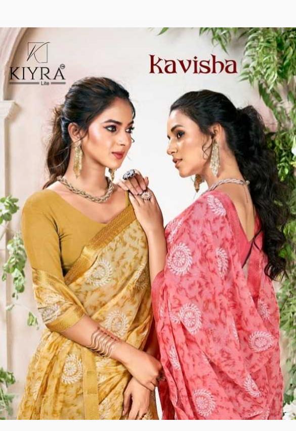 Kiyra sarees kavisha chiffon saree