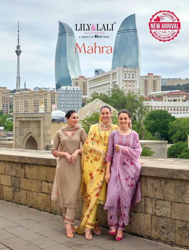 lily & lali mahra series 20201-20206 Viscouse readymade suit 