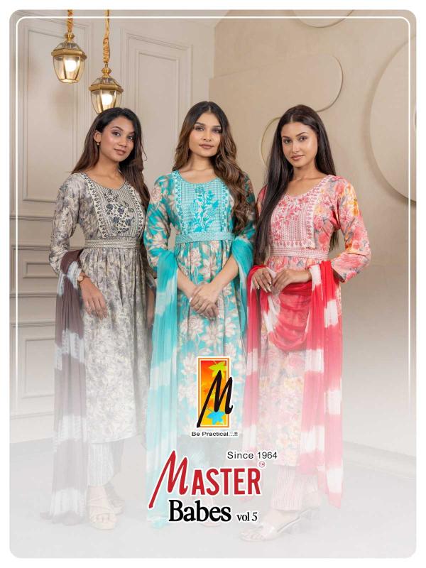 master babes vol 5 series 501-508 capsule wholesale readymade salwar kameez in surat