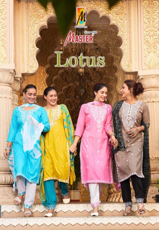 master lotus series 001 to 008  readymade wholesale salwar kameez in surat 