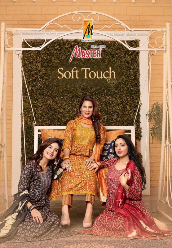 master soft touch vol 8 series 801-808 capsule print wholesale readymade salwar kameez in surat