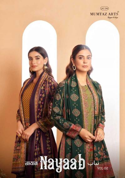 mumtaz arts nayaab vol 2 series 4001-4006 pure viscose muslin  wholesale salwar kameez in surat