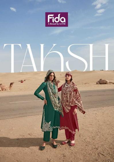 parnika taksh series 1001-1006 cotton satin suit 