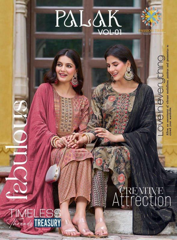 passion tree palak vol 1 series 1001-1010 Capsule readymade suit 