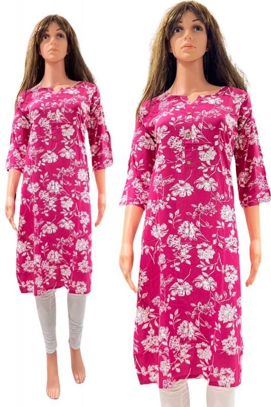 pr straight fancy unique printed liva kurti collection