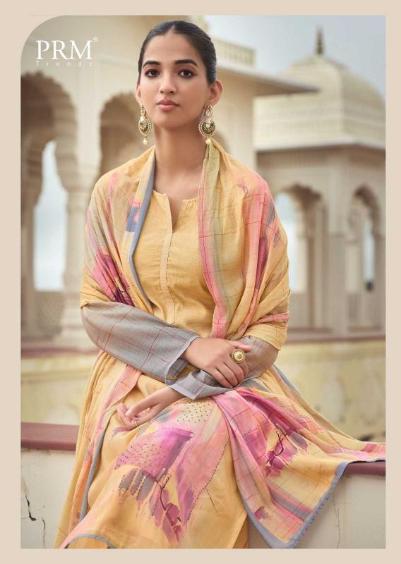  prm trendz catalog eknoor Series 6601 to 6606 muslin silk Wholesale Salwar Kameez In Surat