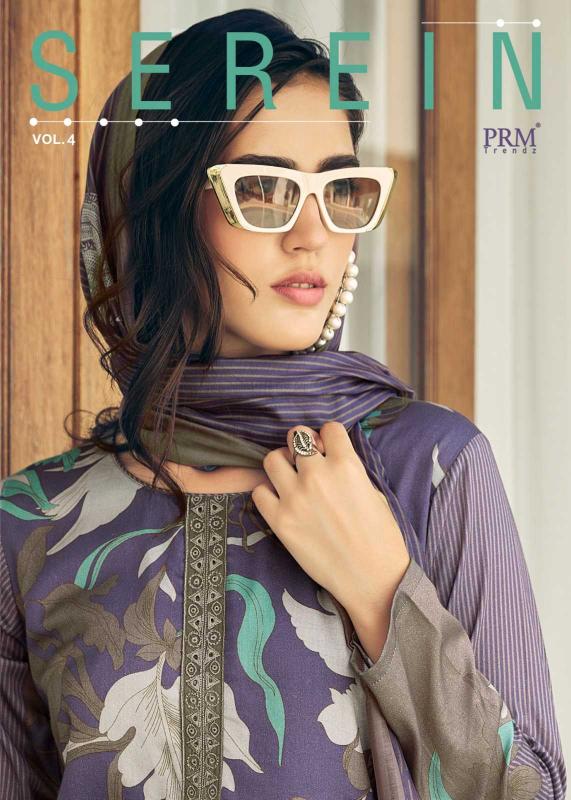 prm trendz serein vol 4 series 5417-5424 pure muslin suit 