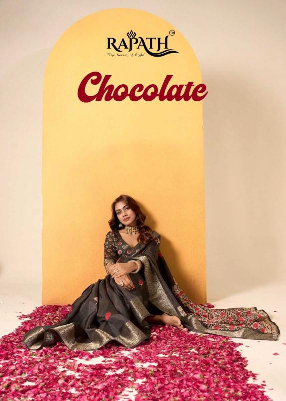 rajpath chocolate series 590001-590006 Soft Dola Silk saree