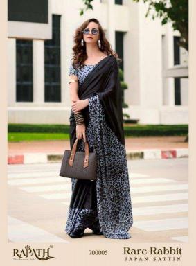 rajpath The Rare Rabbit series 70001-70018  japan satin saree