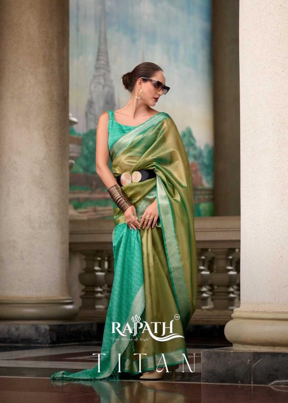 rajpath titan Series 680001 to 680006 silk traditional tissue silk party wear saree for women