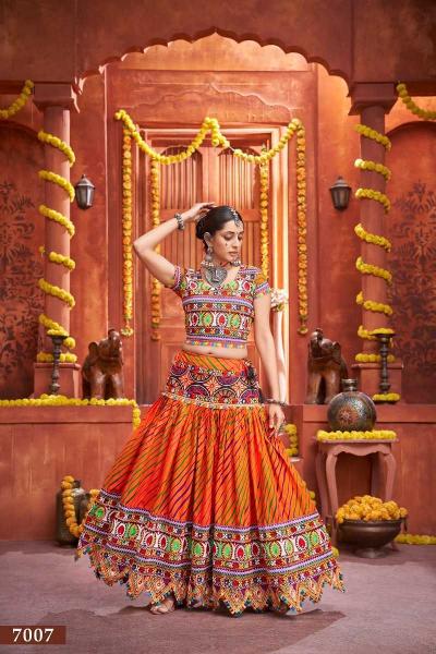 rajwadi vol 4 series 7007 cotton silk lehenga