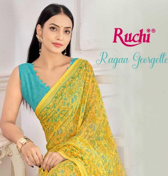 ruchi ragaa georgette series 35401-35403 georgette saree