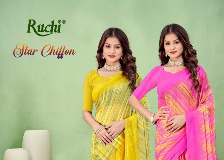 ruchi star chiffon 170 series 36201-36203 Chiffon  wholesale saree in surat 