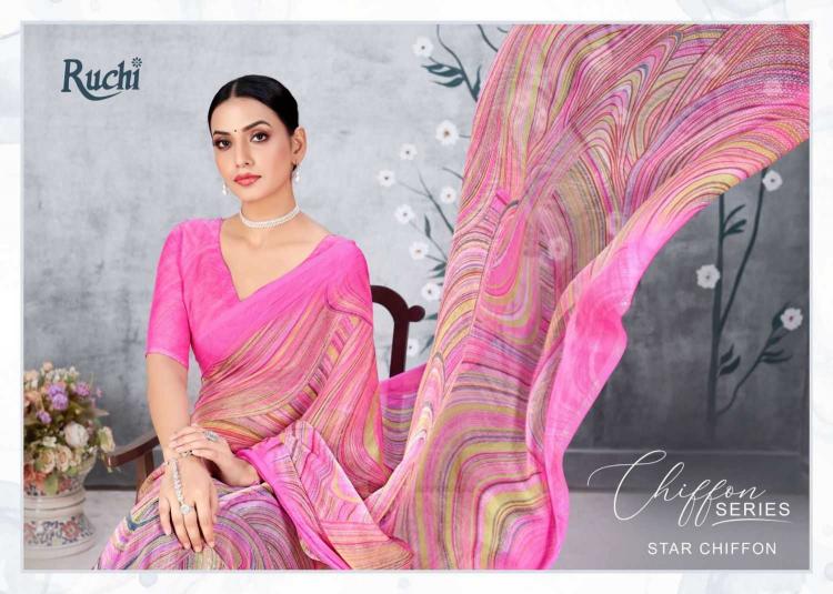 ruchi star chiffon 171 series 36301-36303 Chiffon wholesale saree in surat 