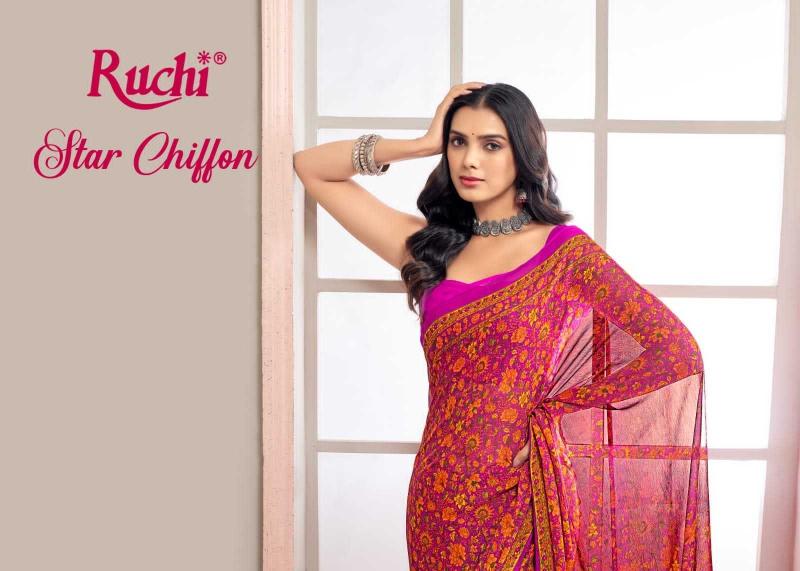 Ruchi star chiffon vol 147 series 30701-30703 chiffon saree