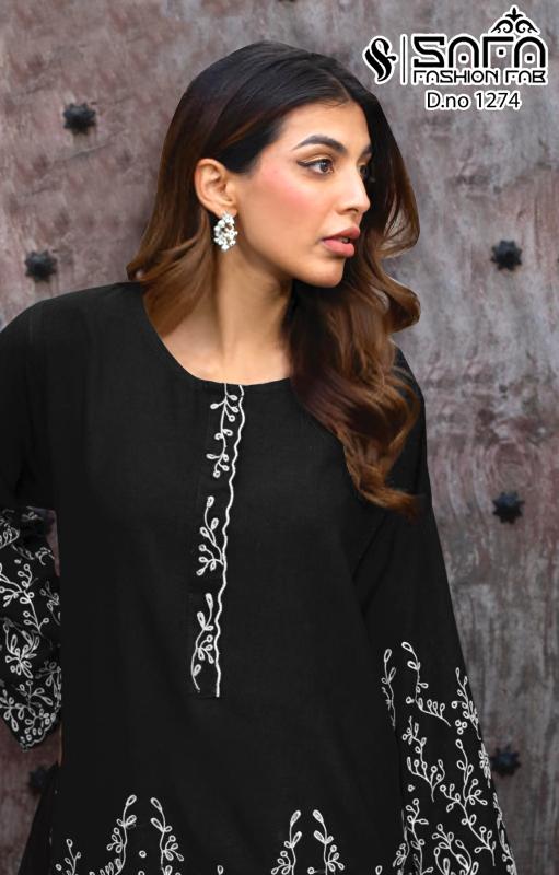 safa fashion 1274 Viscose blanded wholesale readymade salwar kameez in surat