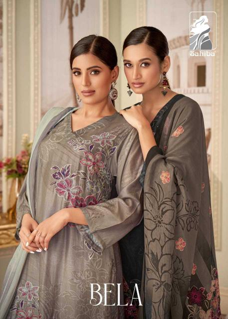 sahiba bela series 6831-6835 unique muslin  wholesale salwar kameez in surat  