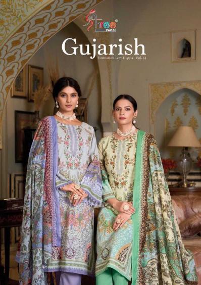 shree fabs gujarish vol 14 series 1401-1406 Pure Cotton suit