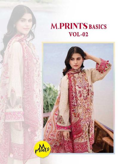 shree fabs m prints basics vol 2 series 3661-3668 pure cotton wholesale salwar kameez in surat