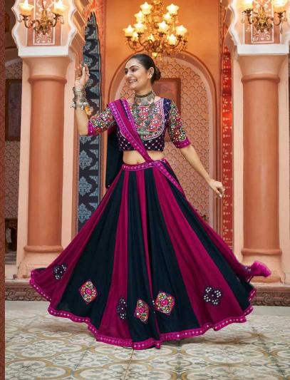 shubhkala raas vol 14 series 2431-2437 viscose rayon lehenga