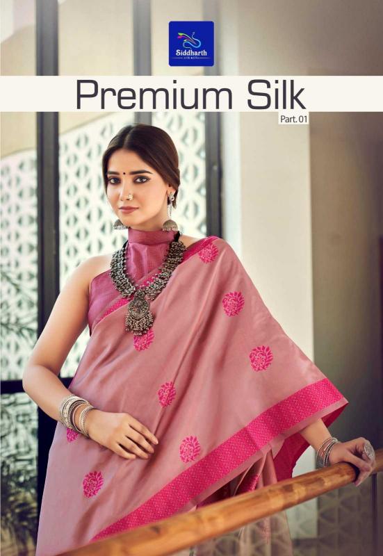 siddharth silk mills premium silk trendy saree collection