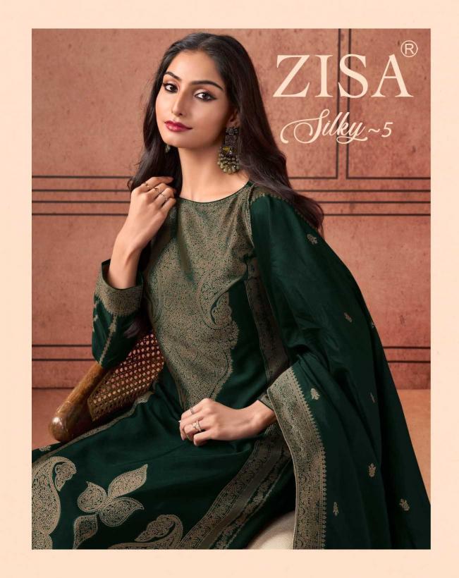 silky vol 5 by zisa meera trendz series 15321 to 15324 wholesale readymade suits in surat