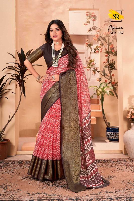 sr meerai series 161-170 Soft Cotton wholesale saree in surat