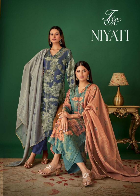 t&m niyati simmer jacquard digital print with work wholesale salwar kameez in surat