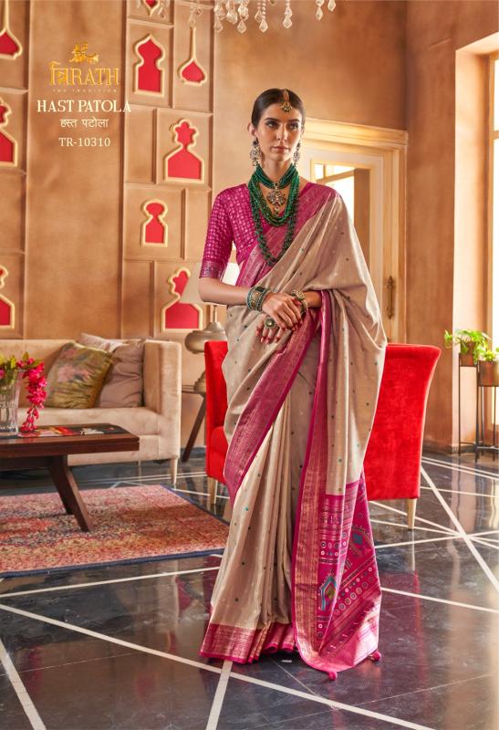 TRIRATH HAST PATOLA MERCERIZER SIGMA SILK saree