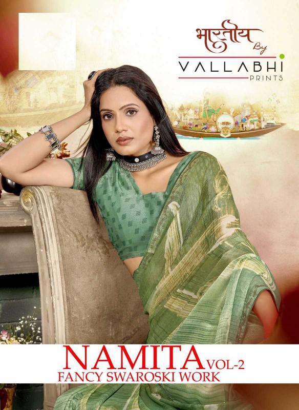 vallabhi namita vol 2 series 29101-29106 brasso wholesale saree in surat 