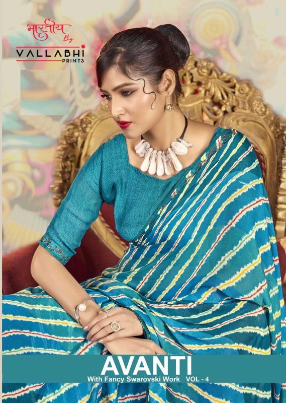 vallabhi prints avanti vol 4 series 161088-161093 georgette saree