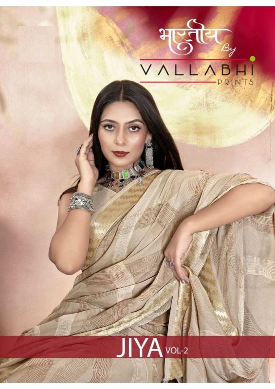 vallabhi prints jiya vol 2 series 28961-28966 georgette saree